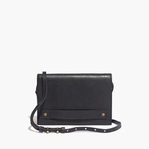 Black Leather Madewell Morgan Crossbody/clutch